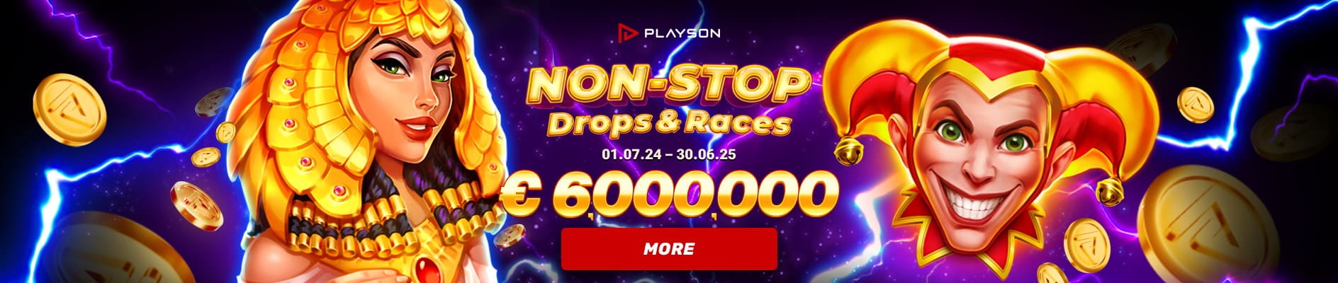 Non-Stop Drop & racing: 60000 euro!